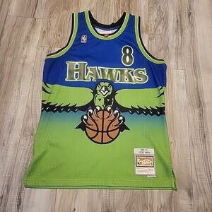 Mitchell & Ness NBA Atlanta Hawks Steve Smith #8 HWC Swingman Jersey Medium